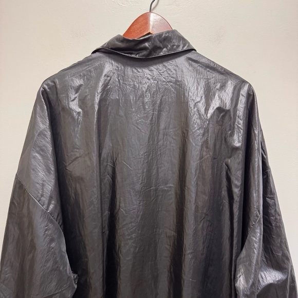 Kate Hewko Black Oversized One Size Nylon Jacket - Picture 6 of 8